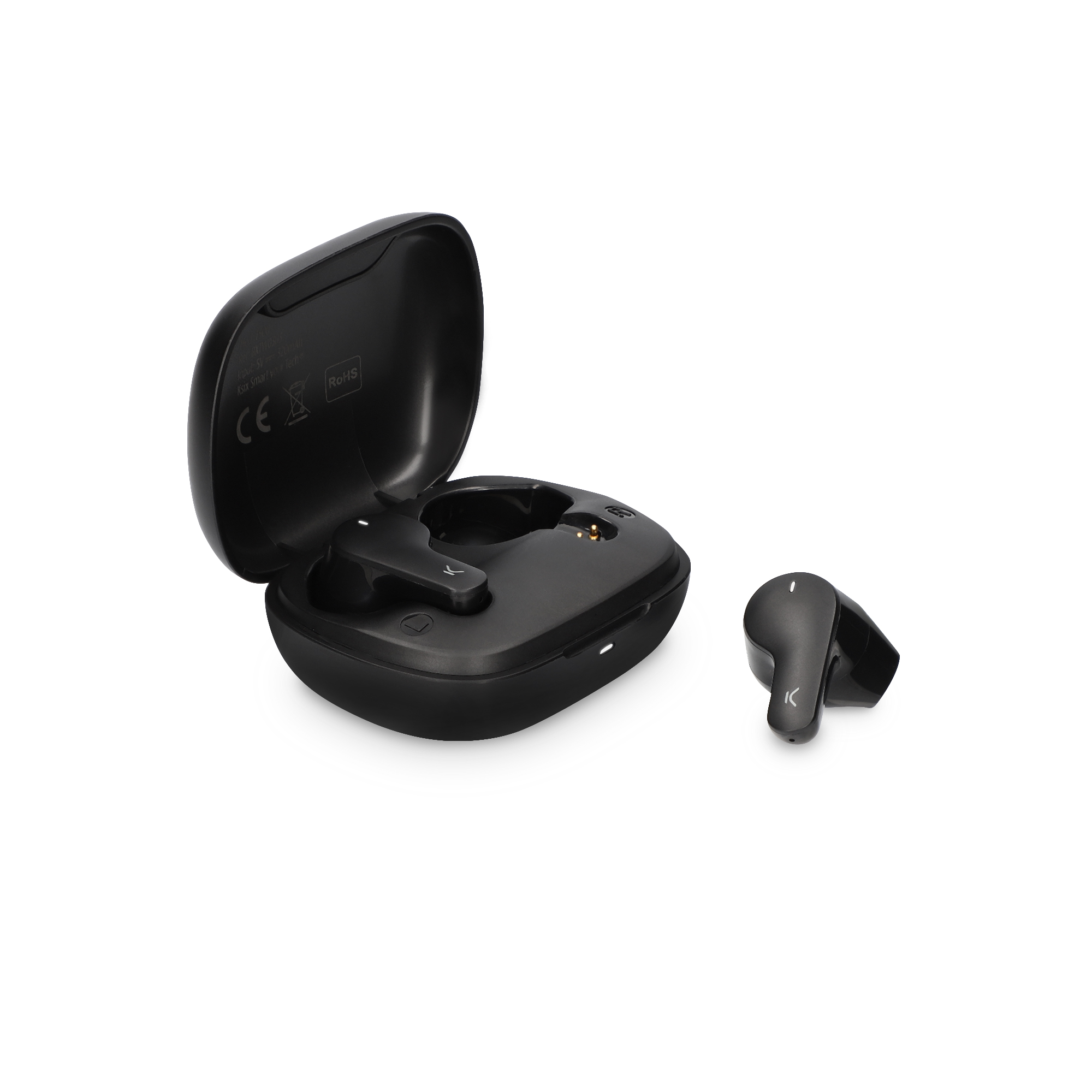 Auriculares Ksix Buds 3 deportivos wireless manos libres bluetooth bt 5.0 llamadas hasta 10 horas negro