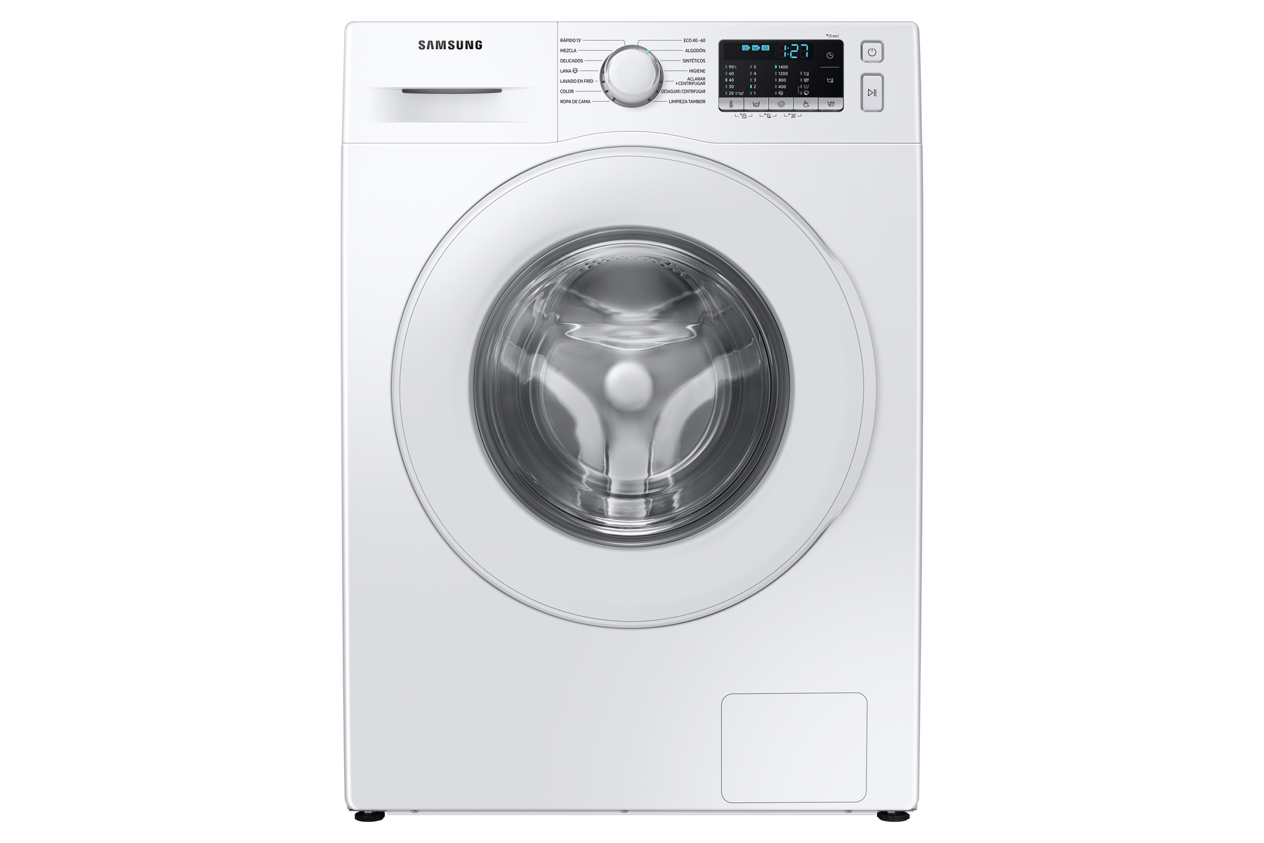 Lavadora carga frontal - WW90TA046TE SAMSUNG, 9 kg, Blanco