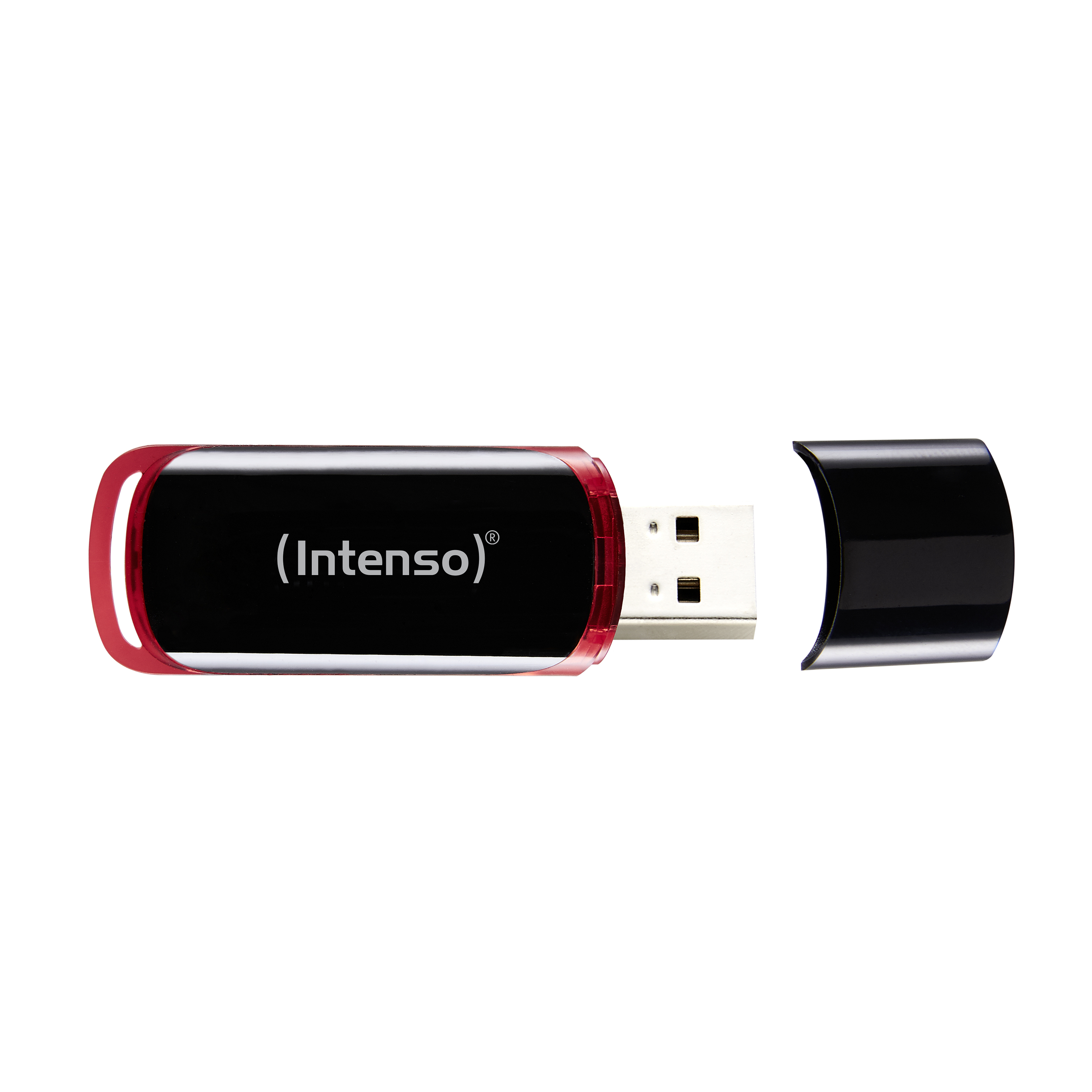 Business Line GB) (schwarz-rot, INTENSO 64GB 64 USB-Stick