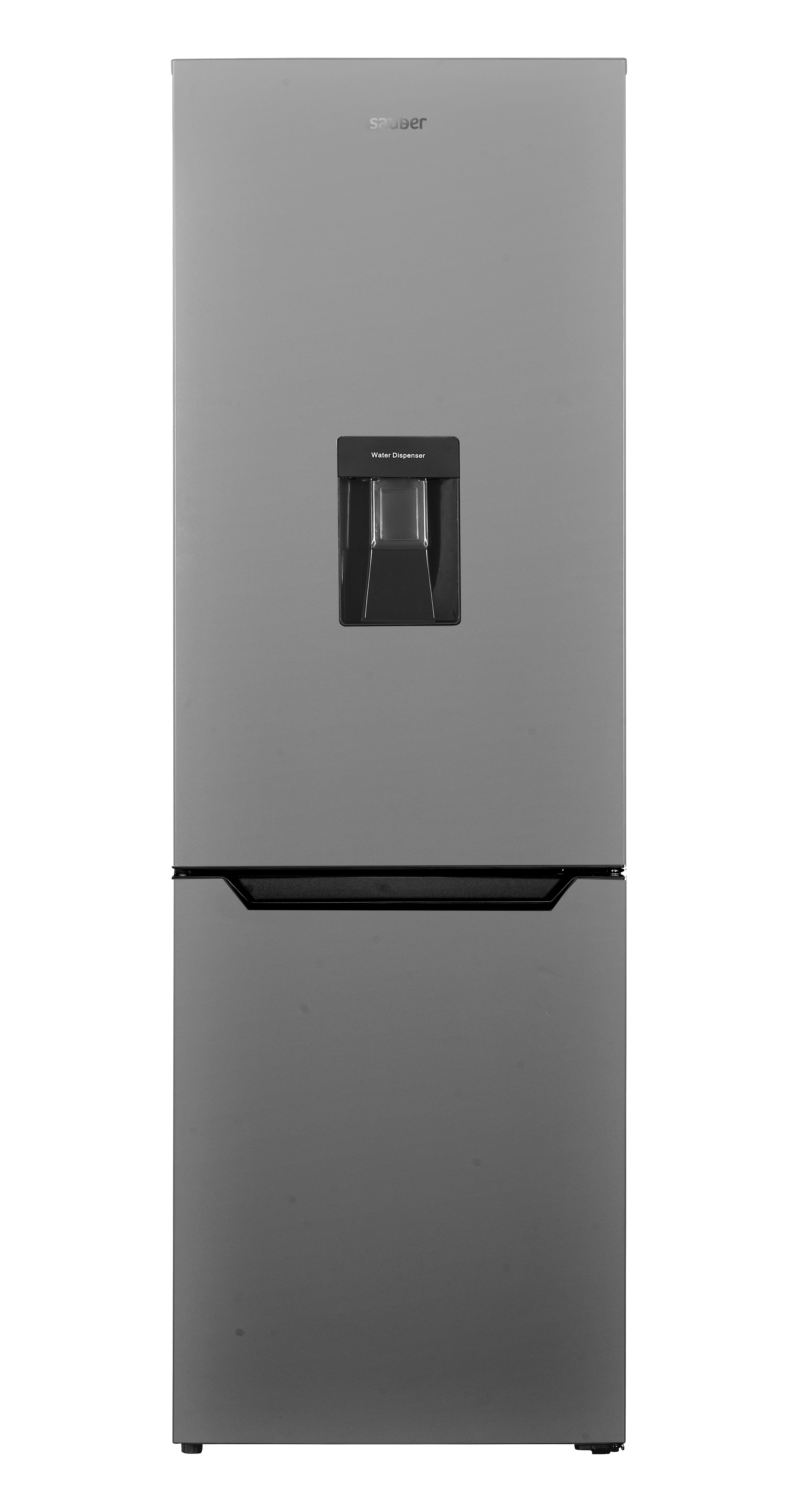 Frigorífico Combi - SERIE 7-185BDI, ENVÍO Y RETIRADA GRATIS, Independiente, 185 cm Altura, Total No Frost SAUBER, Gris