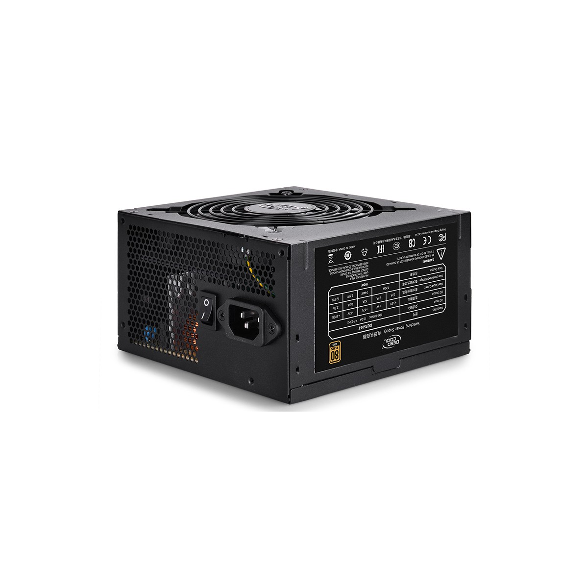 Unidades de fuentes de alimentación - DP-GD-DQ750ST DEEPCOOL, Negro