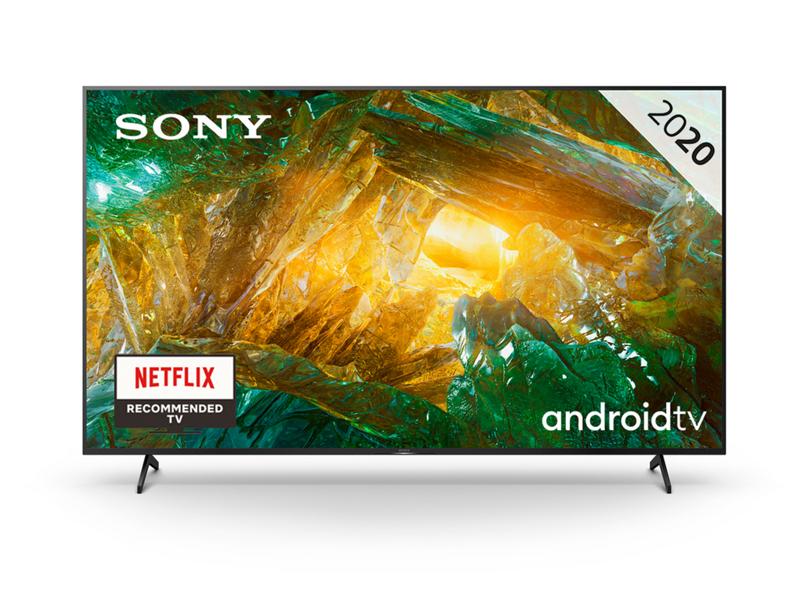 TV LED 65" - Sony KE65XH8096BAEP, UHD 4K, HDR, X1, SmartTV (AndroidTV), Asistente de Google, Triluminos, Negro