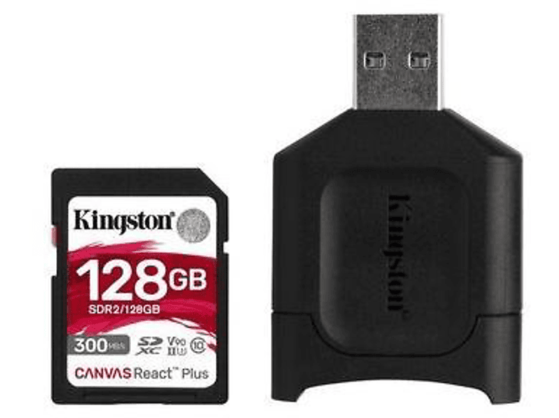 KINGSTON MLPR2/128GB, GB, Speicherkarte, 300 MB/s SD 128
