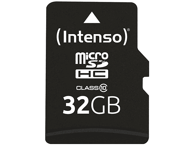 INTENSO MicroSD Card SDHC, 32 Speicherkarte, Class GB 32GB Micro-SD 10