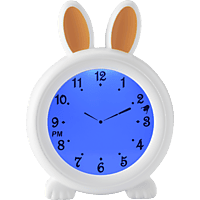 MediaMarkt ALECTO BC100BUNNY Slaaptrainer, nachtlampje en wekker, konijn aanbieding