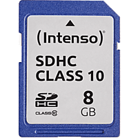 INTENSO SD Card Class 10 8GB SDHC, SD Speicherkarte, 8 GB