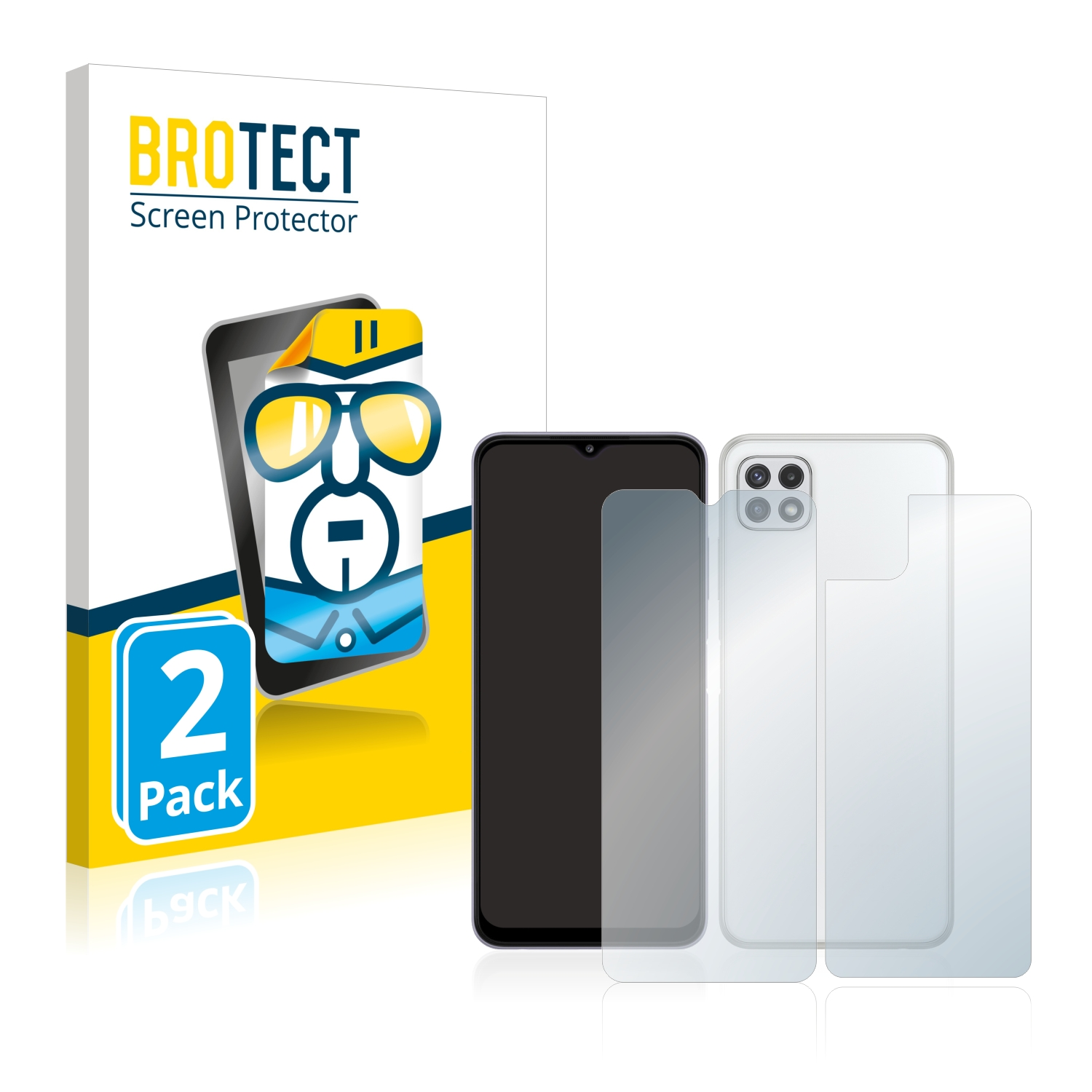 A22 2x Schutzfolie(für Samsung 5G) Galaxy klare BROTECT