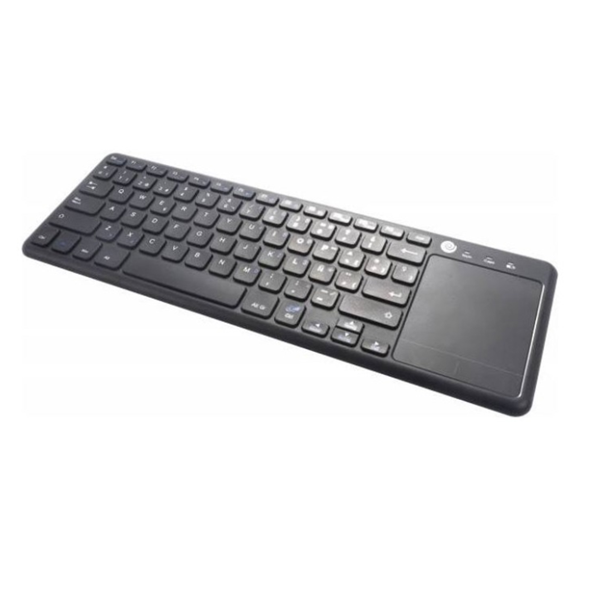 Teclado Inalámbrico con Touchpad - COO-TEW01-BK COOLBOX, Negro