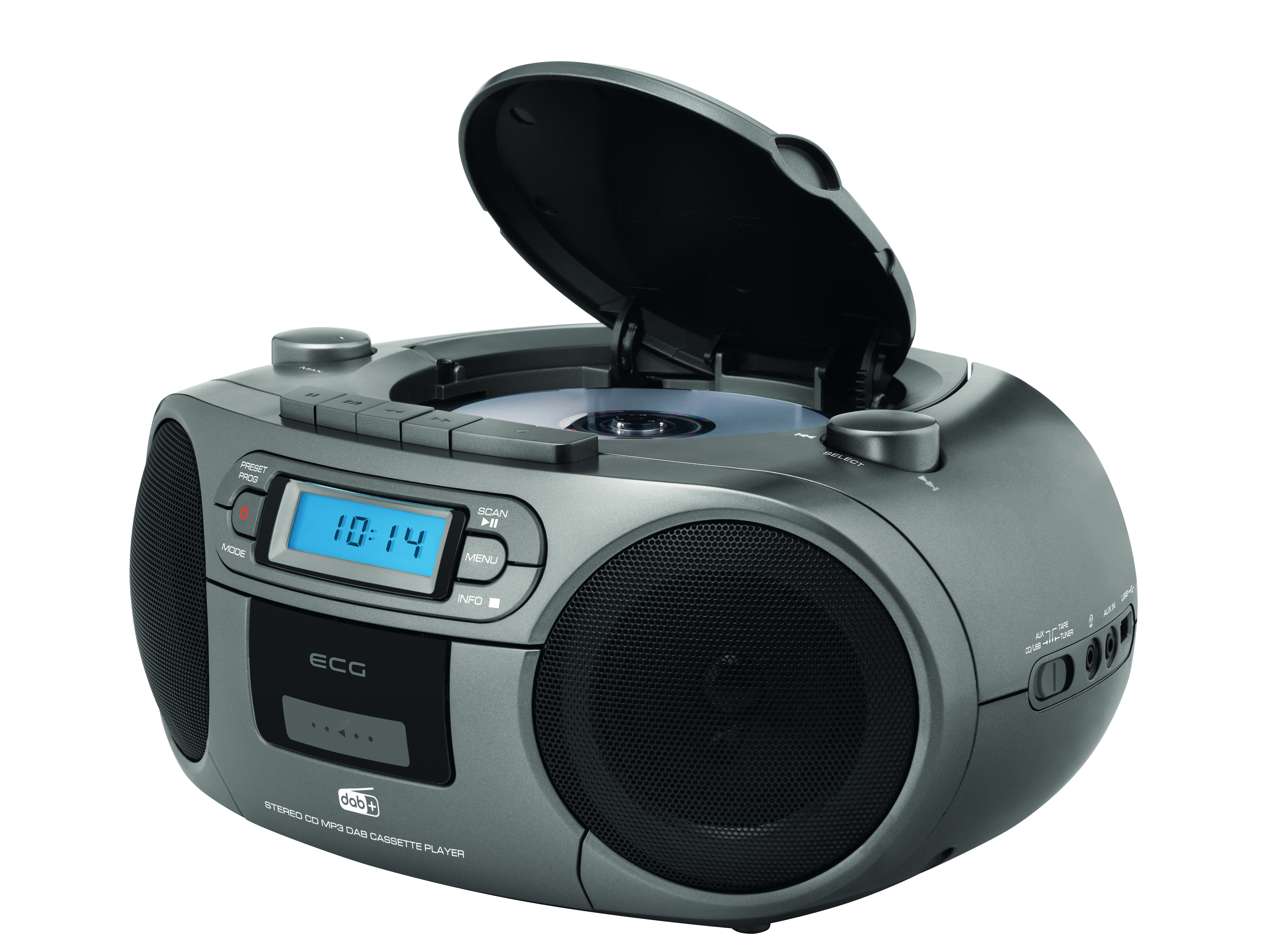 ECG CDR 999 | WMA-Musikwiedergabe MP3 DAB Radio, Kassettenplayer USB-Laufwerk | | CD-Player | / vom | DAB Titan 