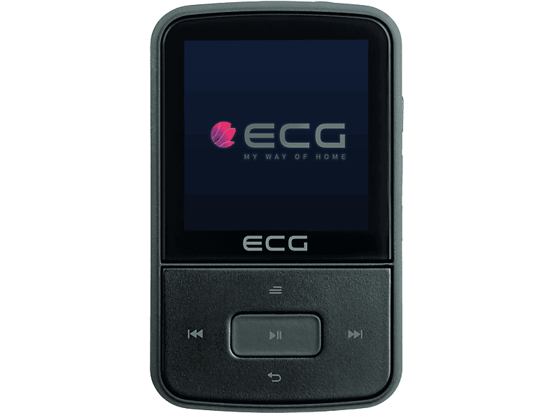 ECG PMP 30 8GB | 26 Stunden Laufzeit | MP4 Player 8 GB, Schwarz