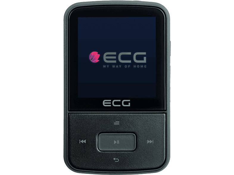 ECG PMP 30 8GB 26 Stunden Laufzeit MP4 Player 8 GB, Schwarz