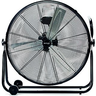 Ventilador industrial - BASTILIPO Bastilipo - Huracán Ventilador Industrial de Suelo, 140 W, Acero Inoxidable, 3 Velocidades, Negro,, 300 W, 3 velocidades, Black