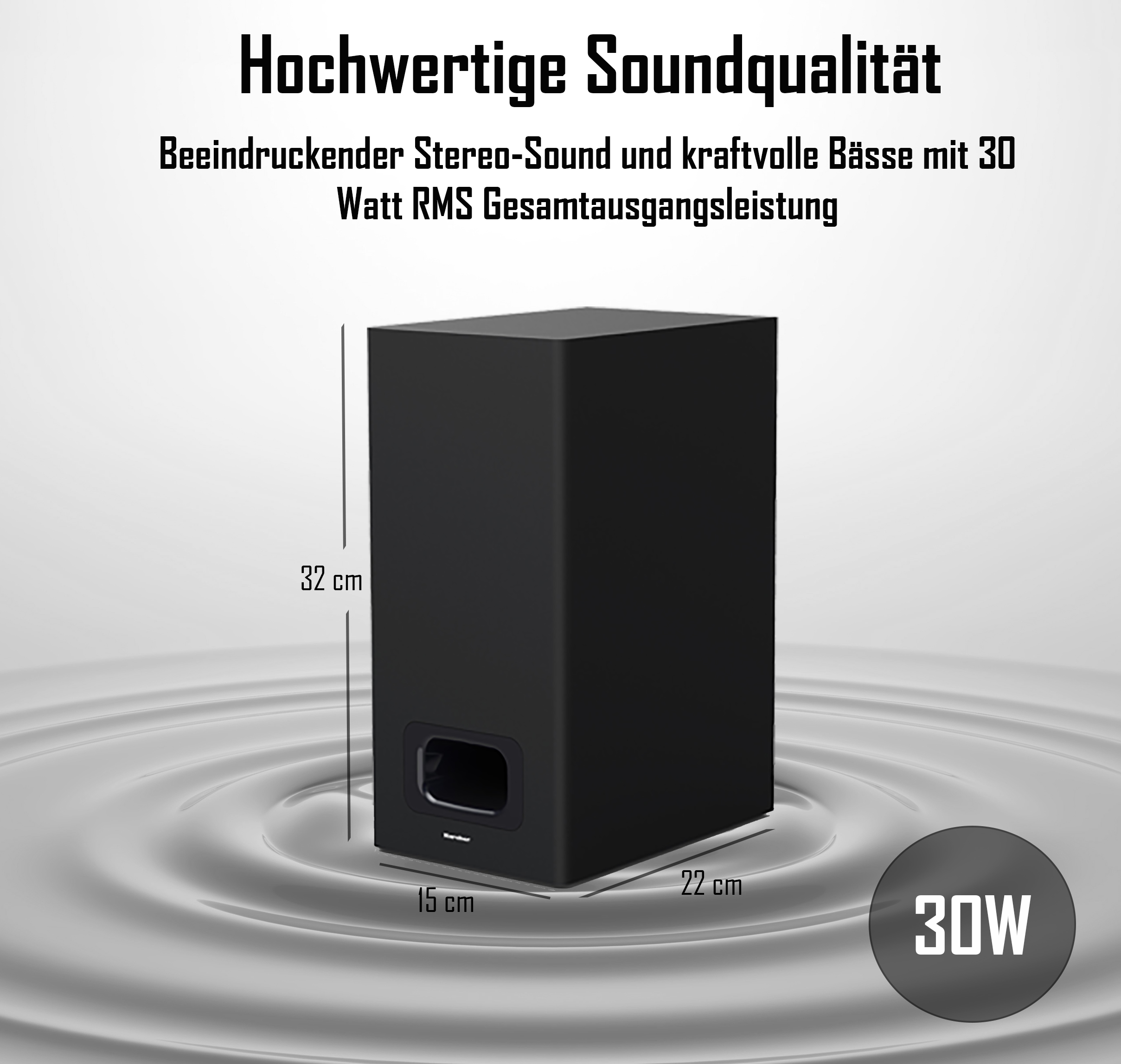 KARCHER SB 800S, Soundbar, Schwarz