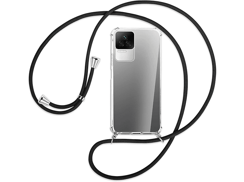 Silber Umhänge-Hülle Pro, Backcover, K50 MTB Kordel, MORE / mit Schwarz Xiaomi, Redmi ENERGY