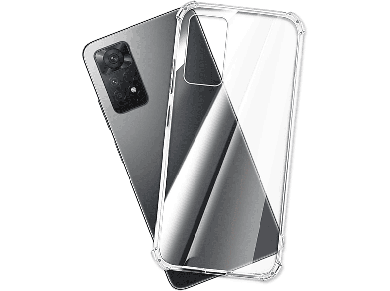 MTB MORE ENERGY Clear Armor Case, Backcover, Xiaomi, Redmi Note 11 Pro 4G, Note11 Pro 5G, Transparent