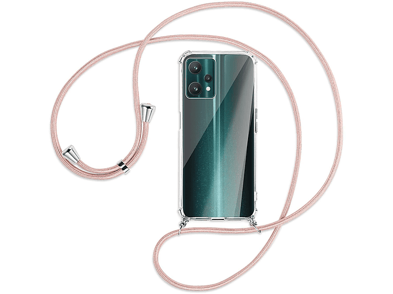 Pro, MTB Umhänge-Hülle 5G, Rosegold MORE Silber ENERGY / mit 9 Realme, Backcover, Kordel, 9