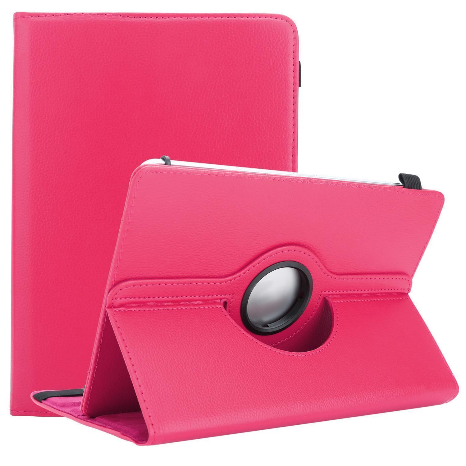 für PINK CADORABO Tablethülle Kunstleder, Backcover Xiaomi Schutz Hülle Tablet 360 Grad