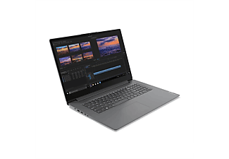 LENOVO V17-G2-Dual-Core, Windows 11 Pro + Office 2019 Pro, Laptop mit 17,3 Zoll Display,  Prozessor, 8 GB RAM, 2000 GB SSD, Intel UHD Graphics, Grau
