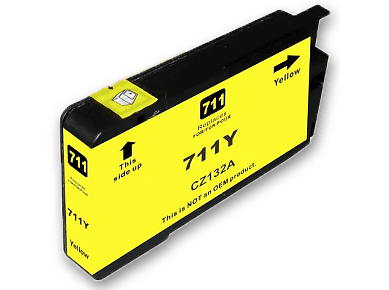 D&C 711XL, CZ132A Tintenpatrone Gelb (711XL, CZ132A) | SATURN