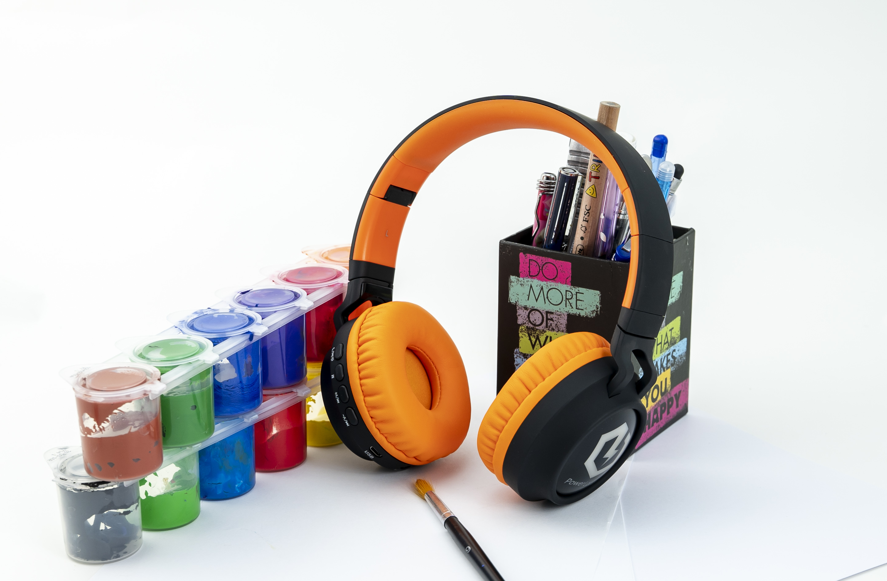 Buddy POWERLOCUS für Kopfhörer Orange Kinder, Over-ear