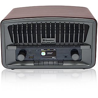 Radio CD  - HRA-270D+BT Vintage DAB/DAB+/FM, Bluetooth, USB ROADSTAR, Madera