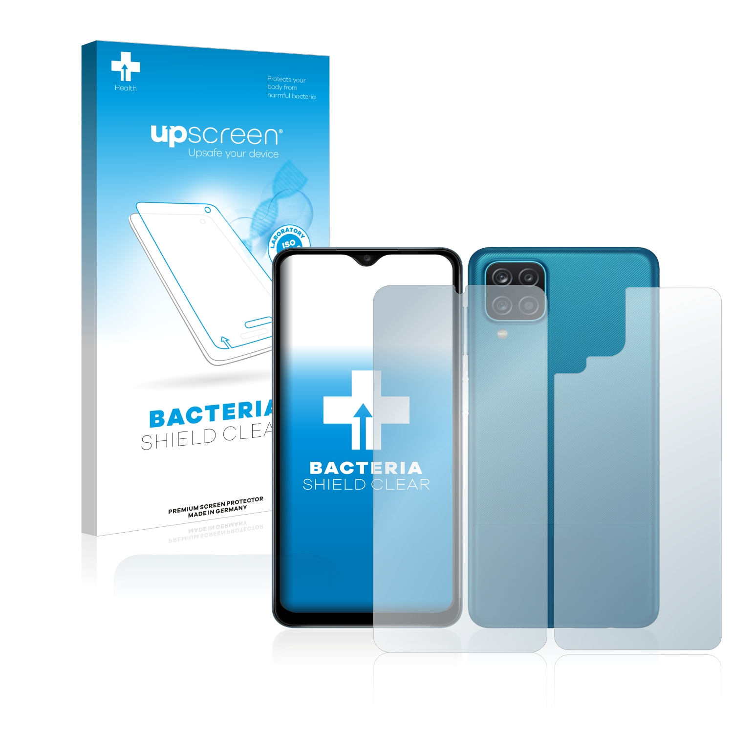 A12) Galaxy Samsung Schutzfolie(für UPSCREEN klare antibakteriell