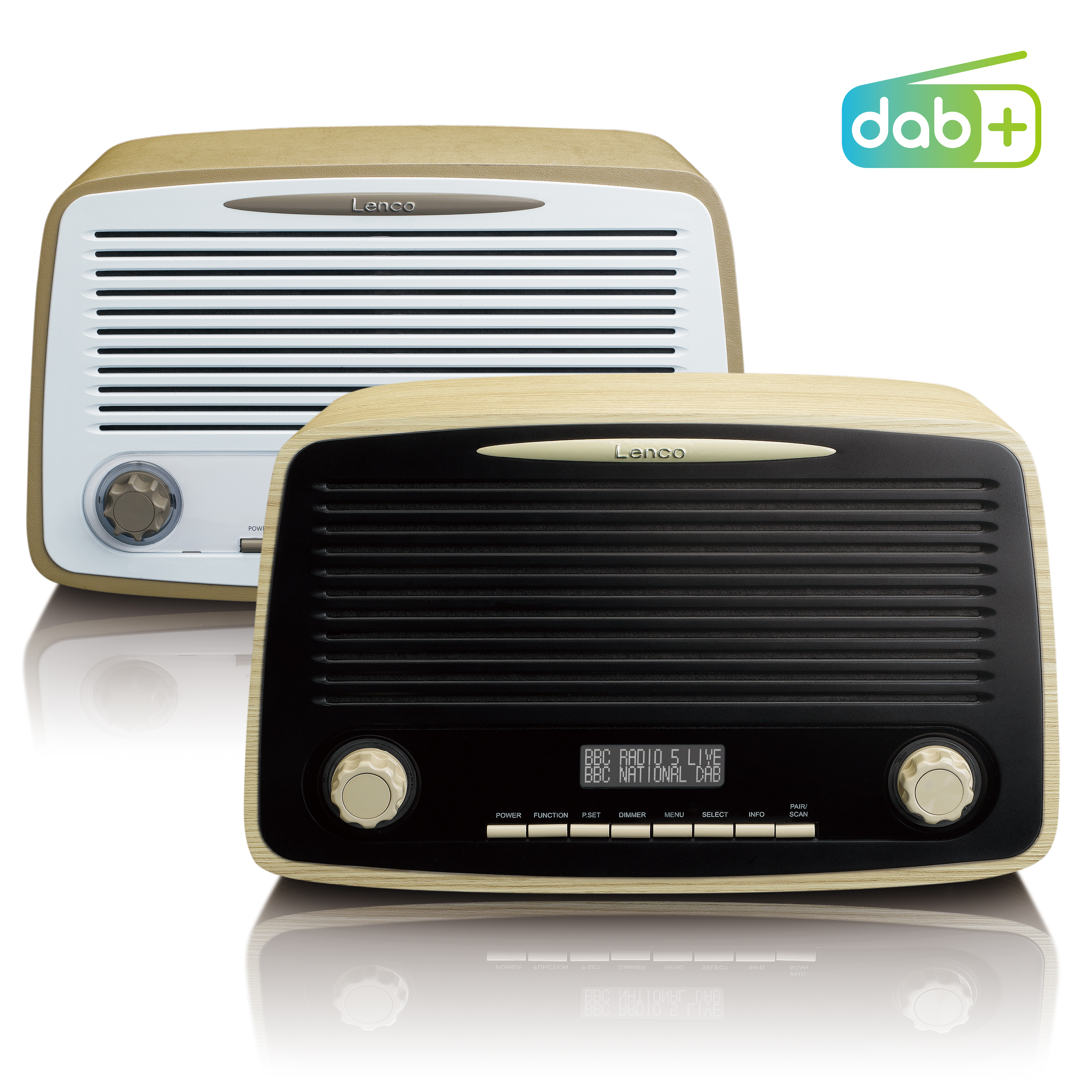 Bluetooth, LENCO DAR-012WD DAB+,FM, FM, DAB+, Schwarz Radio,