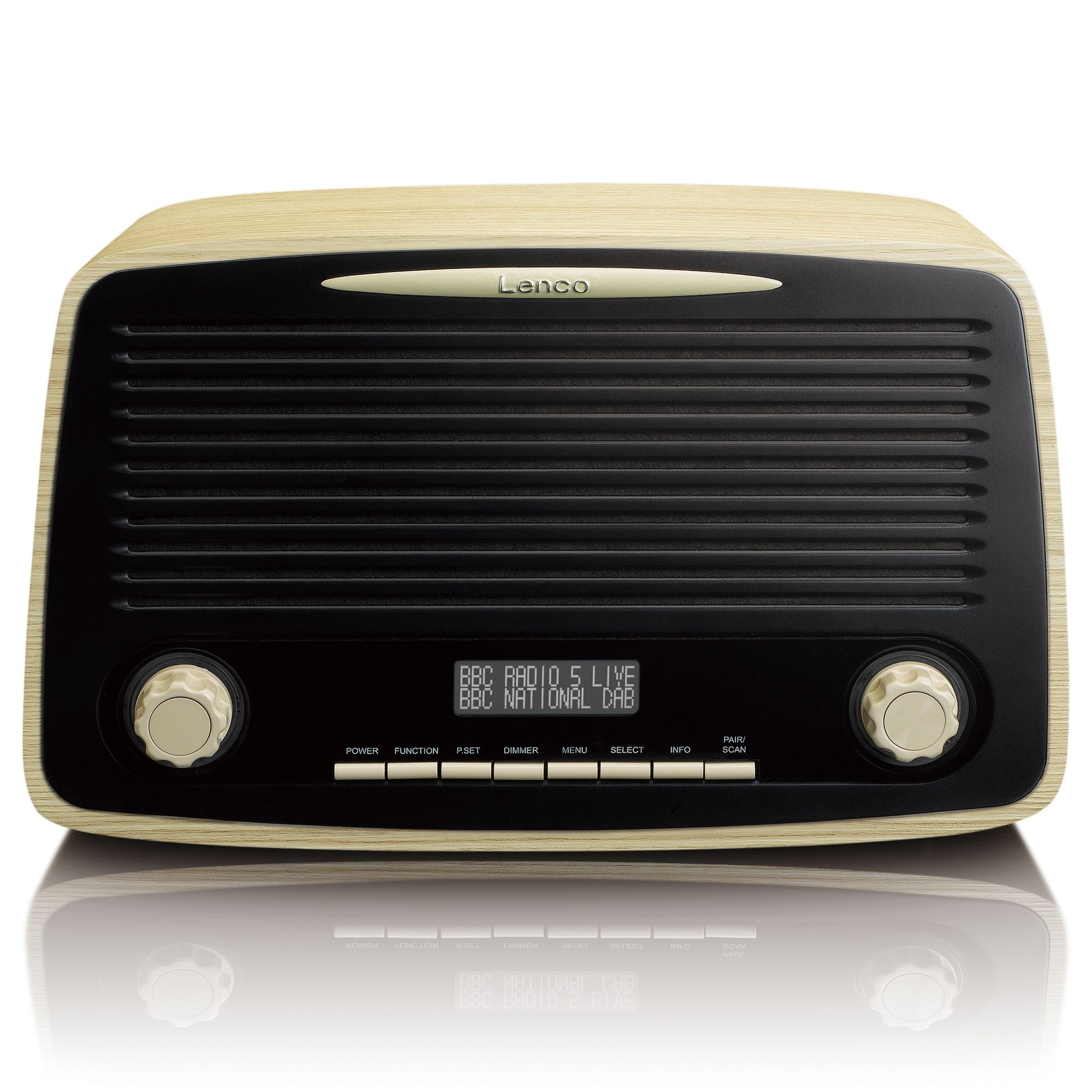 LENCO DAB+, Radio, DAB+,FM, DAR-012WD FM, Bluetooth, Schwarz