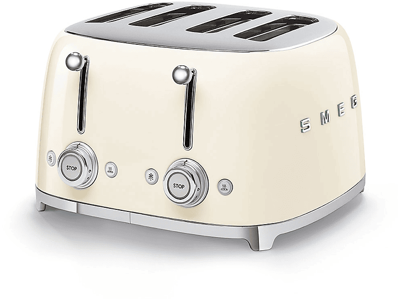 SMEG TSF03CREU Toaster Creme (2000 Watt, Schlitze: 4)