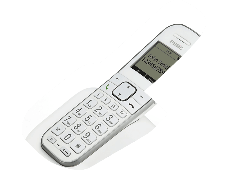 FYSIC FX-9000 DUO - schnurloses Seniorentelefon mit großen Tasten, 2 ...