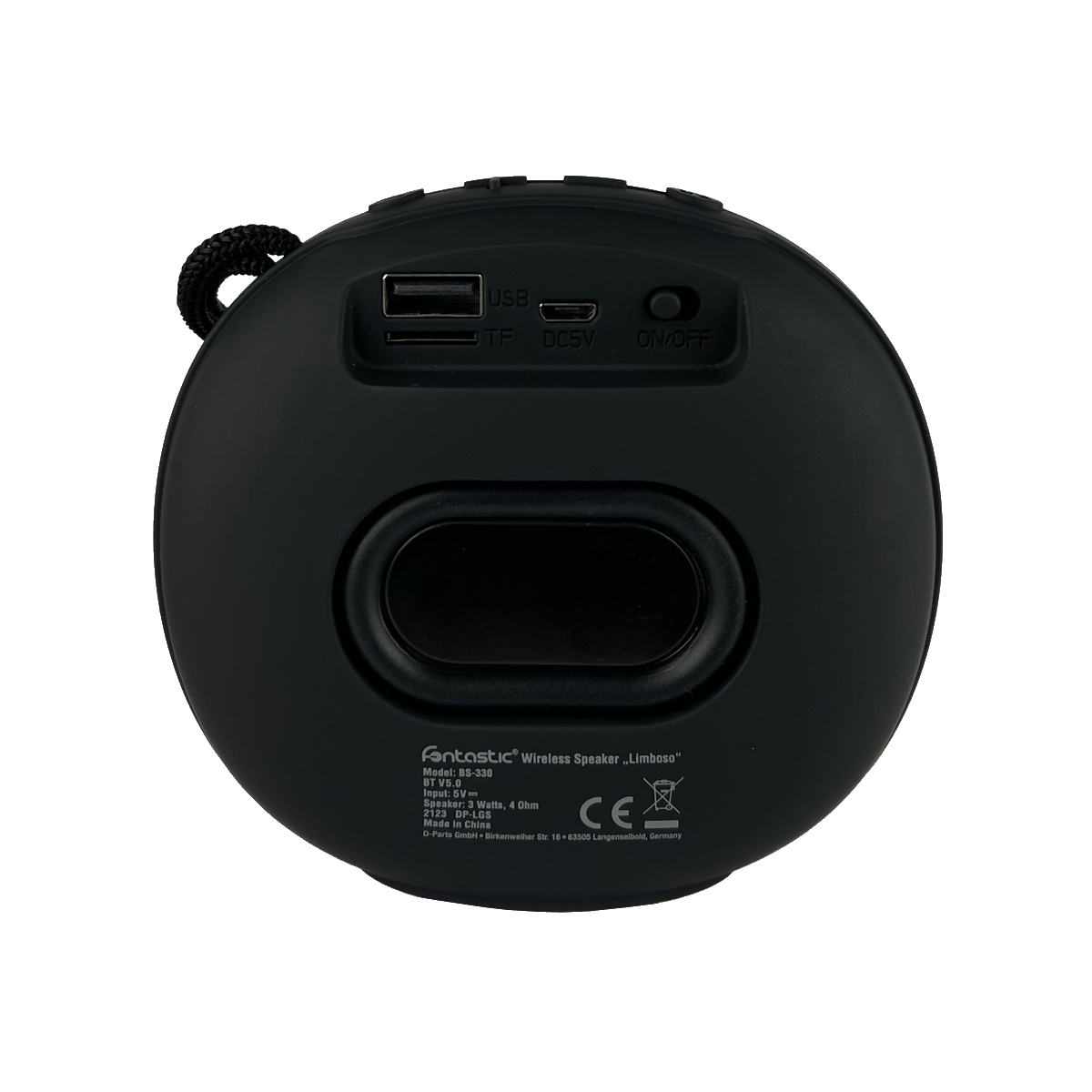 Limboso FONTASTIC Schwarz Lautsprecher, Bluetooth