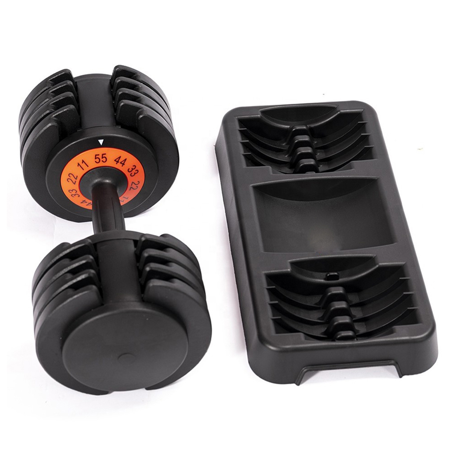 Schwarz FITNESS Hantel-Set, CLOVER 25Kg Gewichte Einstellbare (Paar)