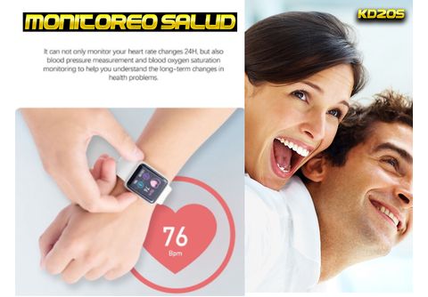 Smartwatch Reloj Inteligente Deportivo Fitness Hombre Mujer Blanco KLACK –  Klack Europe