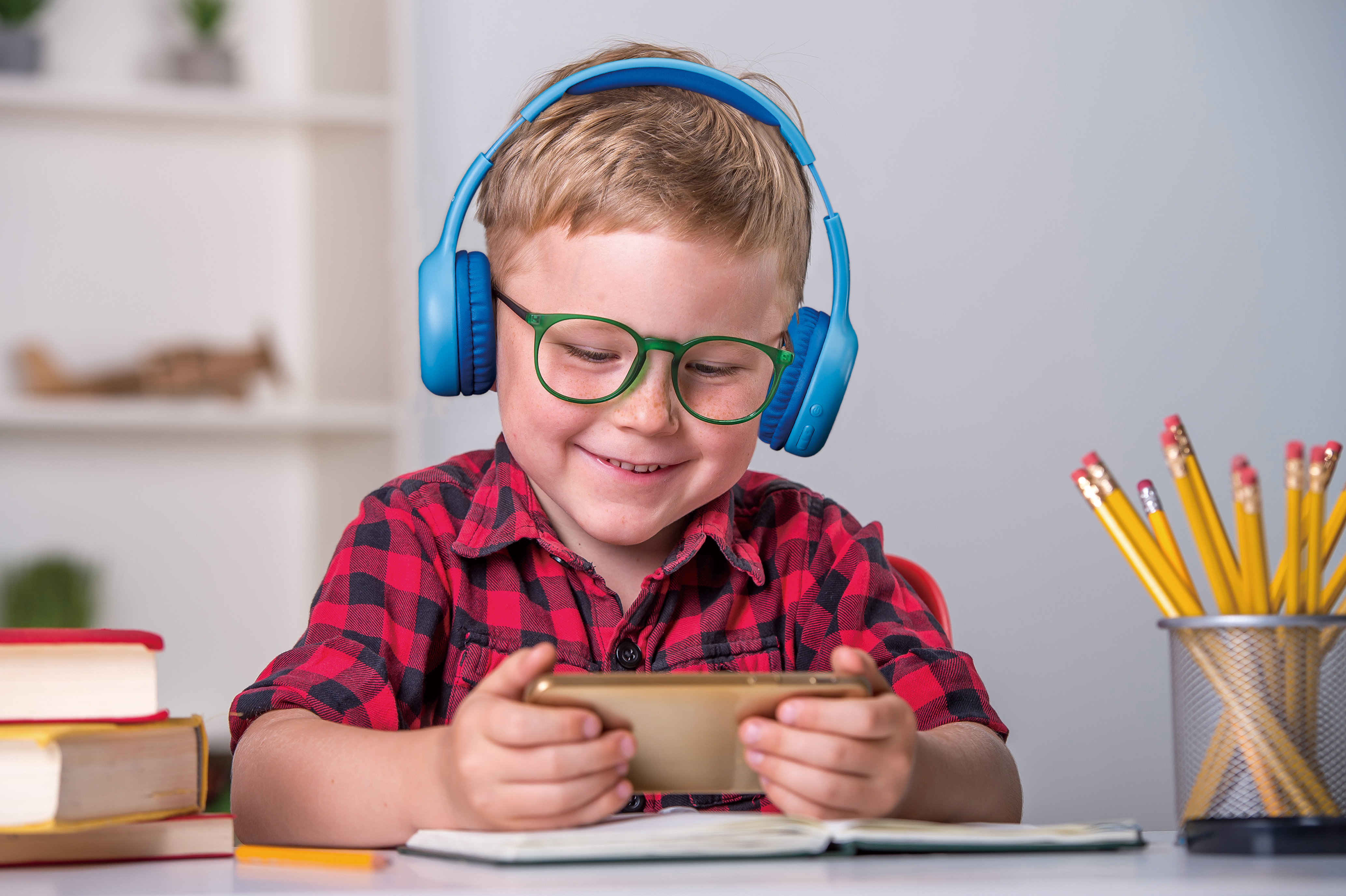 Słuchawki bezprzewodowe LENCO HPB-110 Niebieski