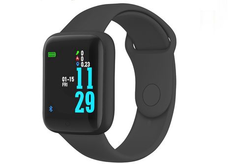 Smartwatch - KLACK KD20S, Reloj Inteligente Fitness compatible con Iphone  Samsung Huawei Xiaomi Negro, 1,28