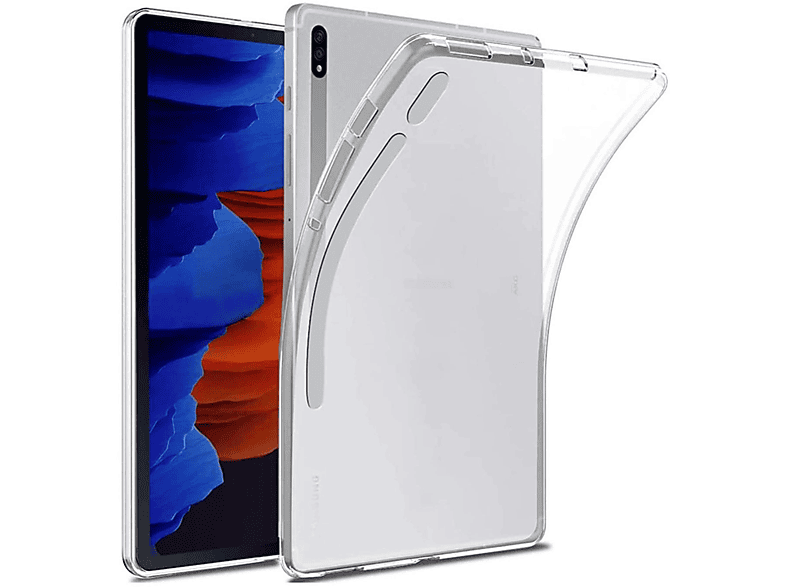 KÖNIG DESIGN Schutzhülle Tablethülle Backcover für Samsung Kunststoff, Transparent