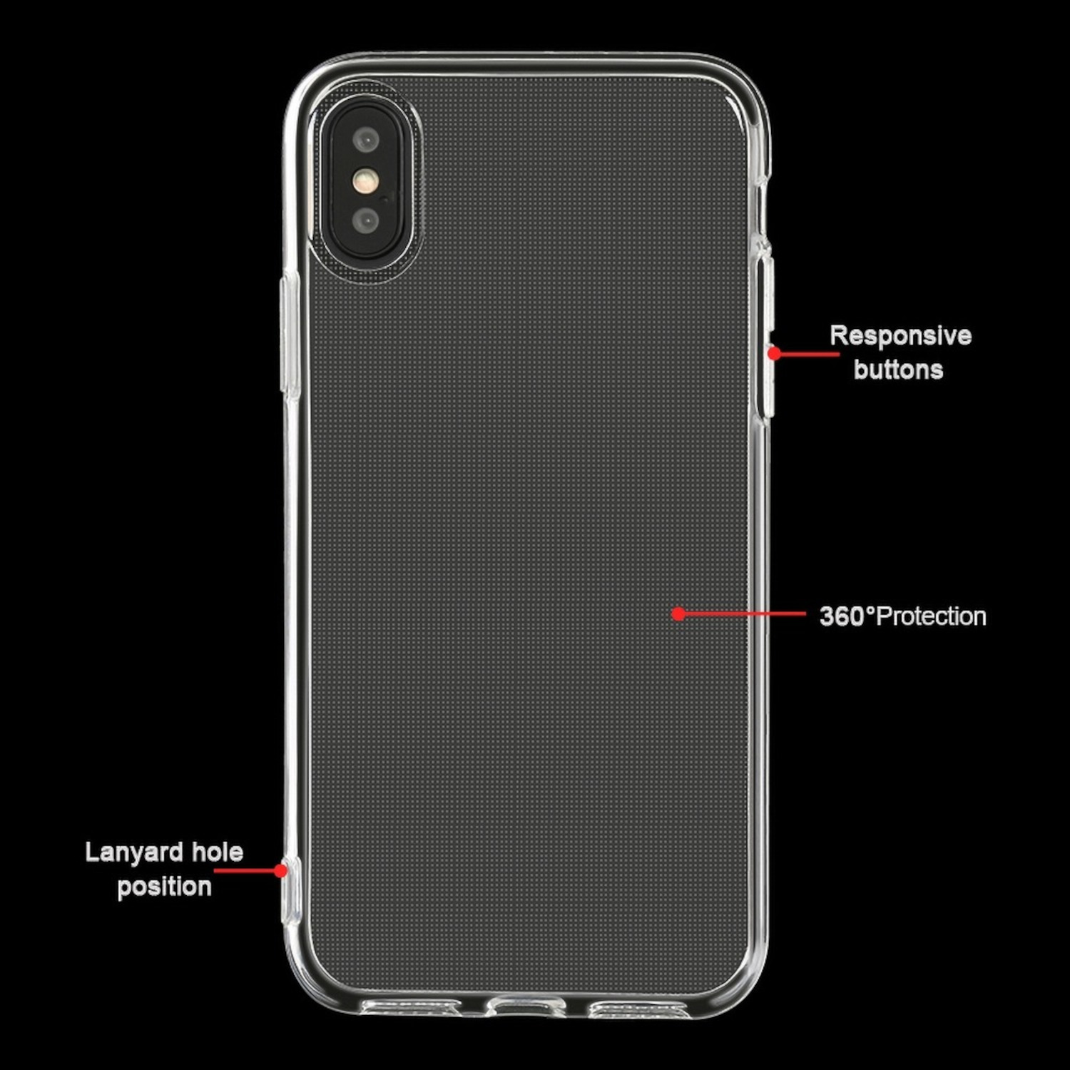 Transparent Strong, Redmi Xiaomi, Backcover, Case Redmi A2, 2.0 mm JAMCOVER A1, TPU