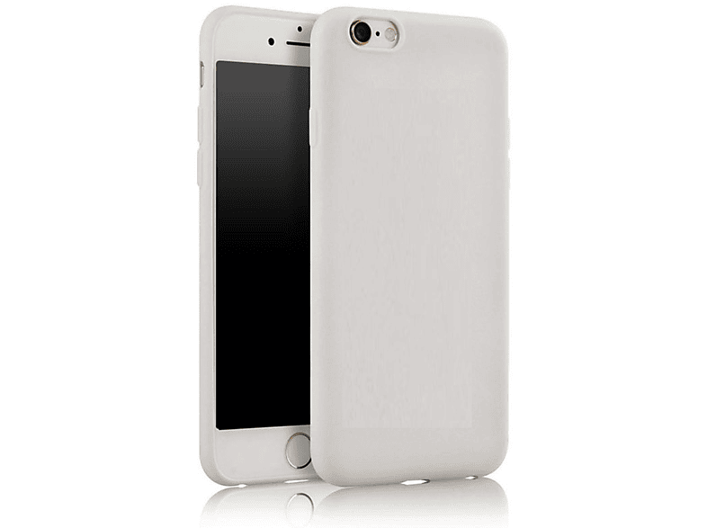 COVERKINGZ Handycase aus 8 Silikon, / Backcover, Weiß iPhone 7, Apple