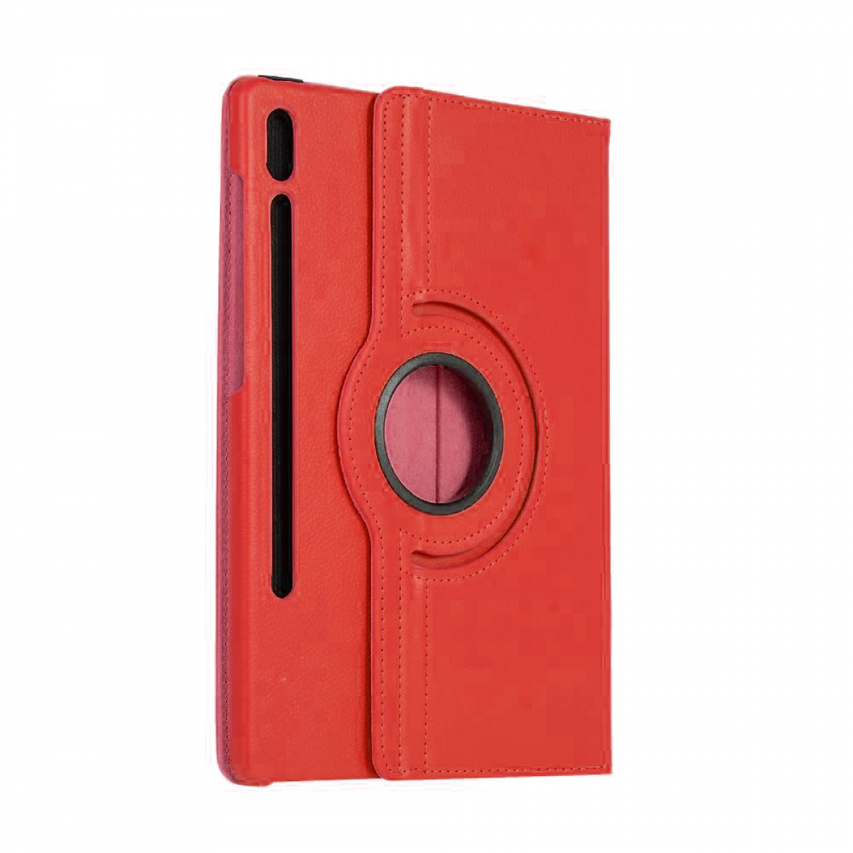 Drehbar Cover Synthetic 360 Full CASEONLINE Samsung Leather, Rot für Tablethülle