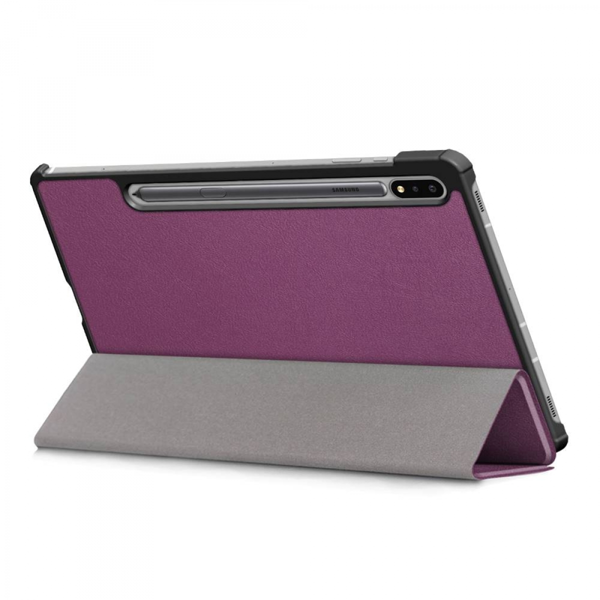 CASEONLINE Aktiv Tablethülle Bookcover Violett Kunststoff, für Samsung