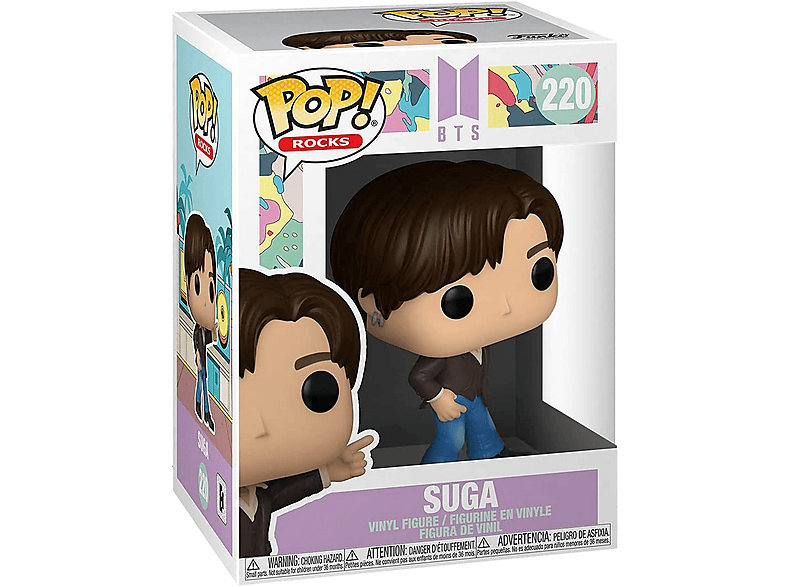 POP BTS Funko Pop BTS Dynamite Set De 7 Funko Pop| - RM, J-Hope, Suga, Jimin, Jin, Jung Kook Y V 7 Set (Incluye Funda Protectora EcoTek Para Proteger La Caja De