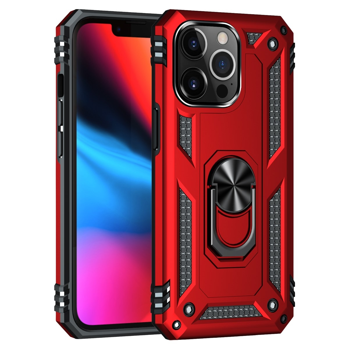 CASEONLINE Sergeant, Backcover, Apple, iPhone Max, 13 Pro Rot