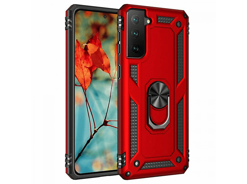 CASEONLINE Sergeant, Rot Samsung, S22 Plus, Backcover, Galaxy