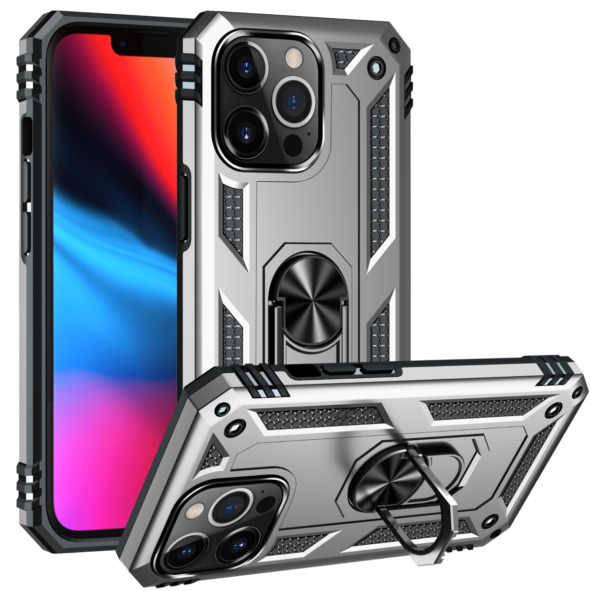 Silber 13 Sergeant, Pro, Apple, Backcover, iPhone CASEONLINE