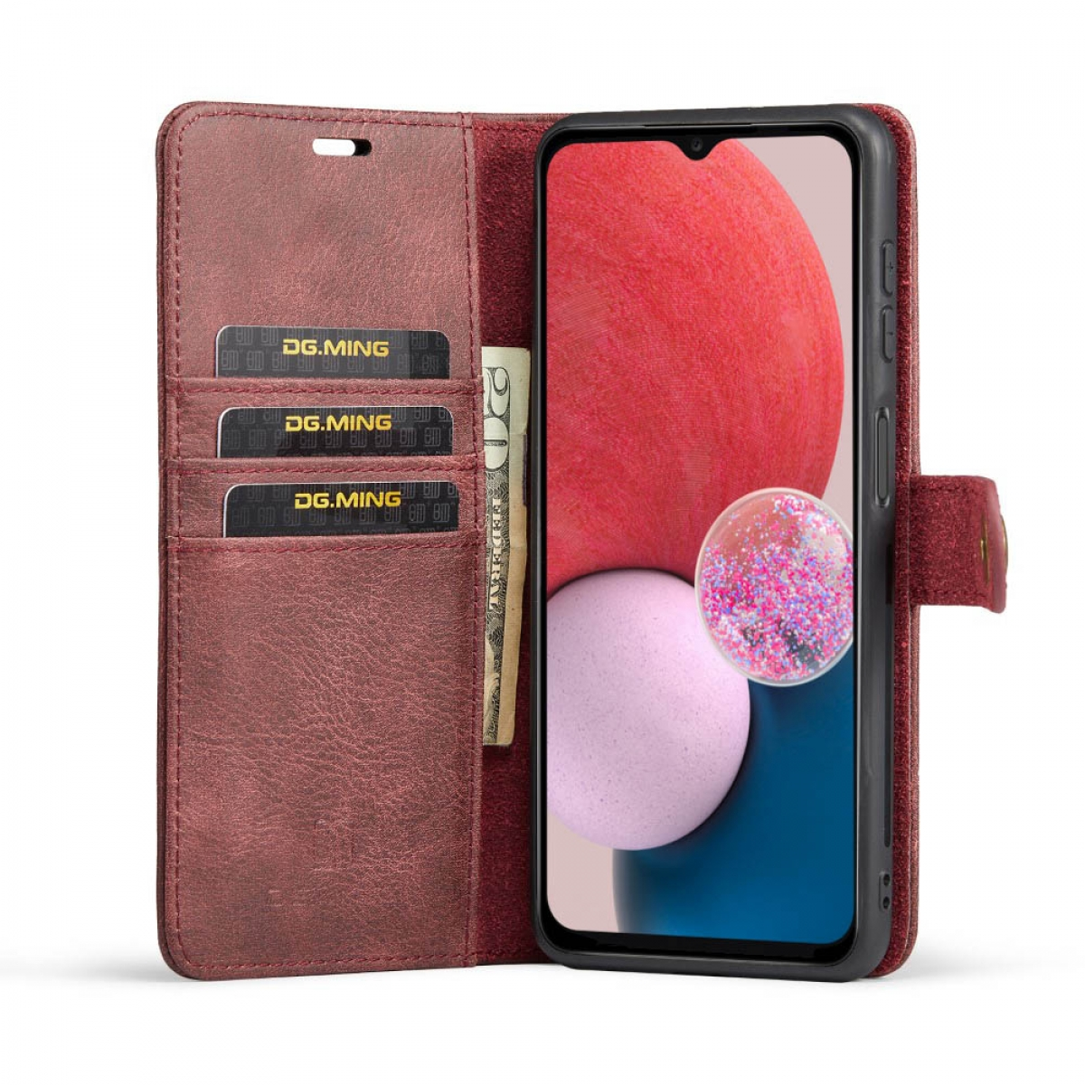 2in1, DG Bookcover, 4G, A13 Samsung, MING Rot Galaxy
