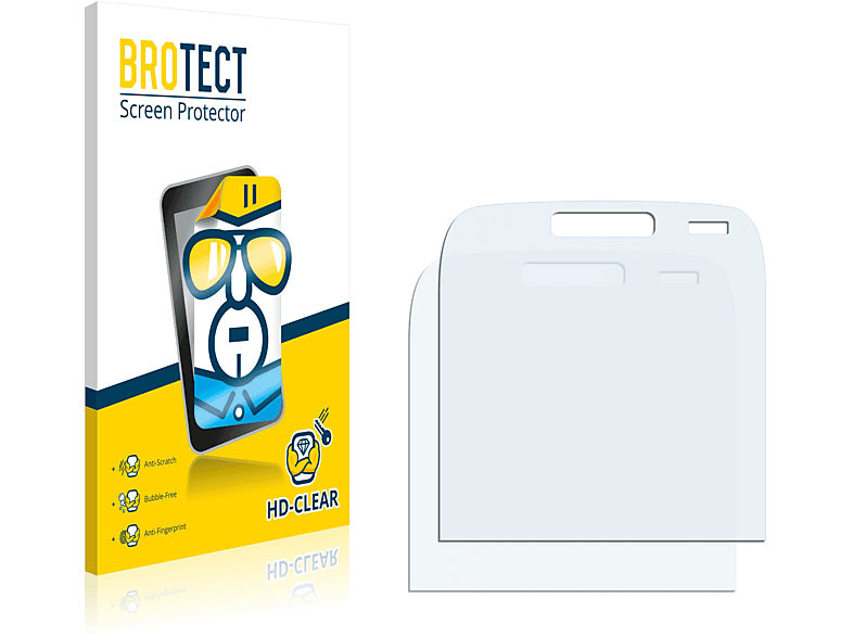 BROTECT 2x klare Nokia Schutzfolie(für E72)
