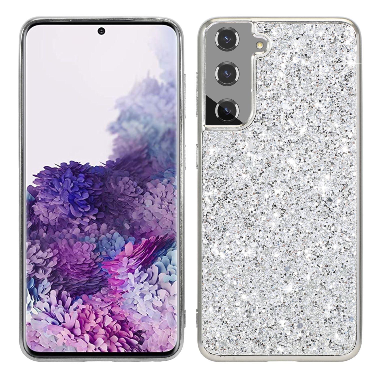 KÖNIG Galaxy 5G, DESIGN Backcover, Samsung, Case, S22 Silber