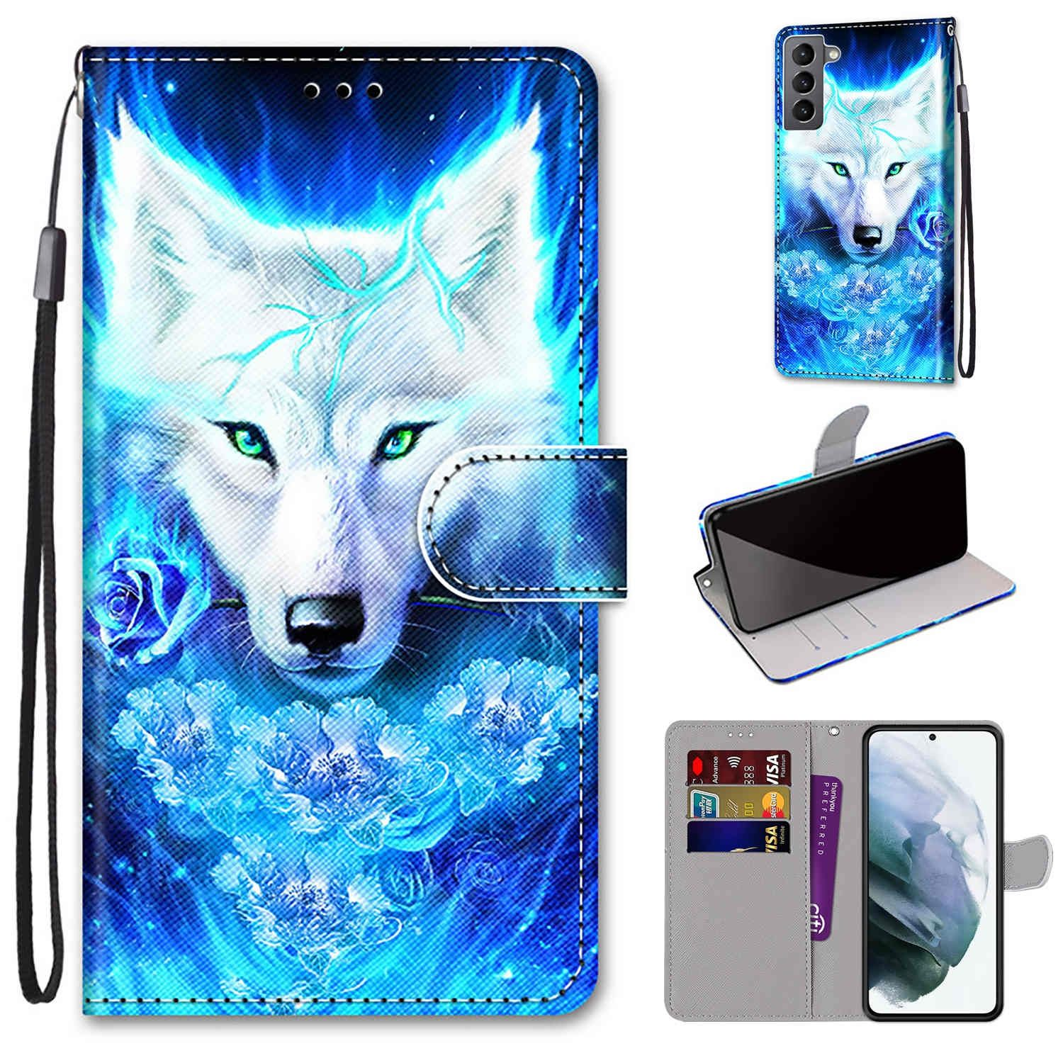 KÖNIG DESIGN Book Case, Dick Wolf Rose Galaxy 5G, S22 Samsung, Bookcover