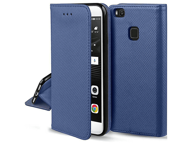 KÖNIG DESIGN Schutzhülle, Bookcover, Samsung, Galaxy A03s, Blau