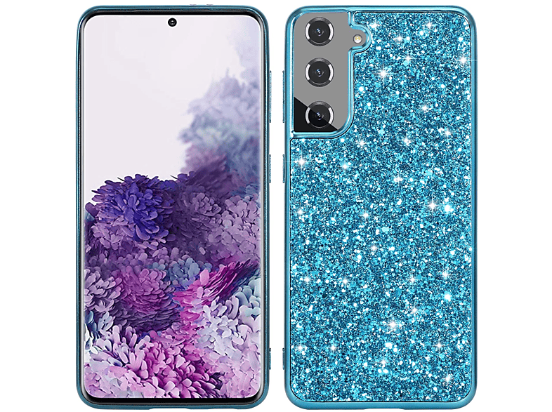 Case, DESIGN S22 Backcover, Samsung, KÖNIG Blau Galaxy 5G,